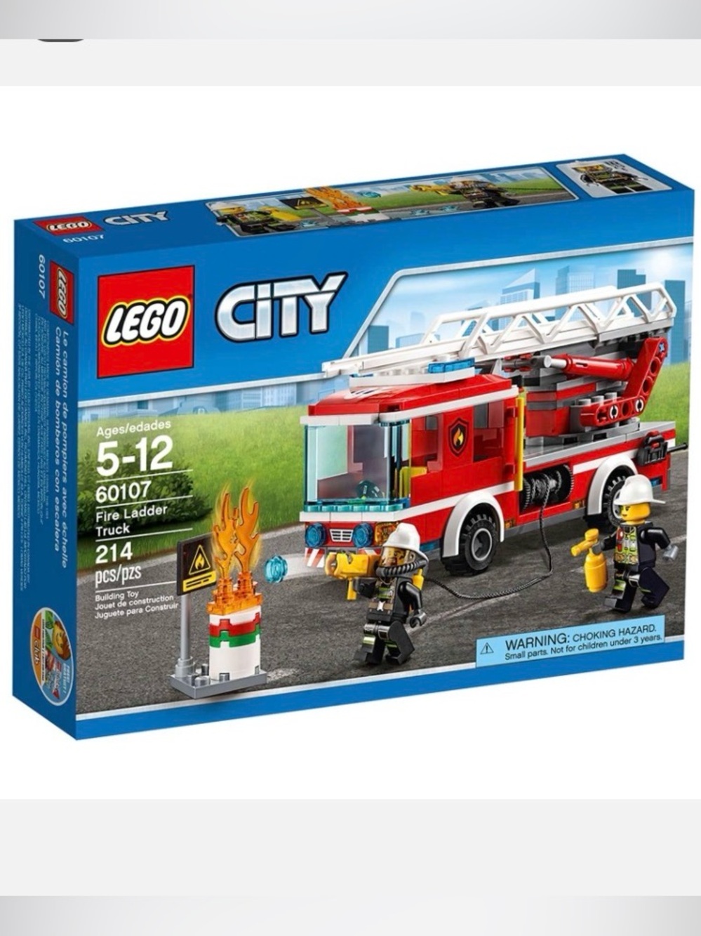 Lego City Fire Ladder Truck 60107